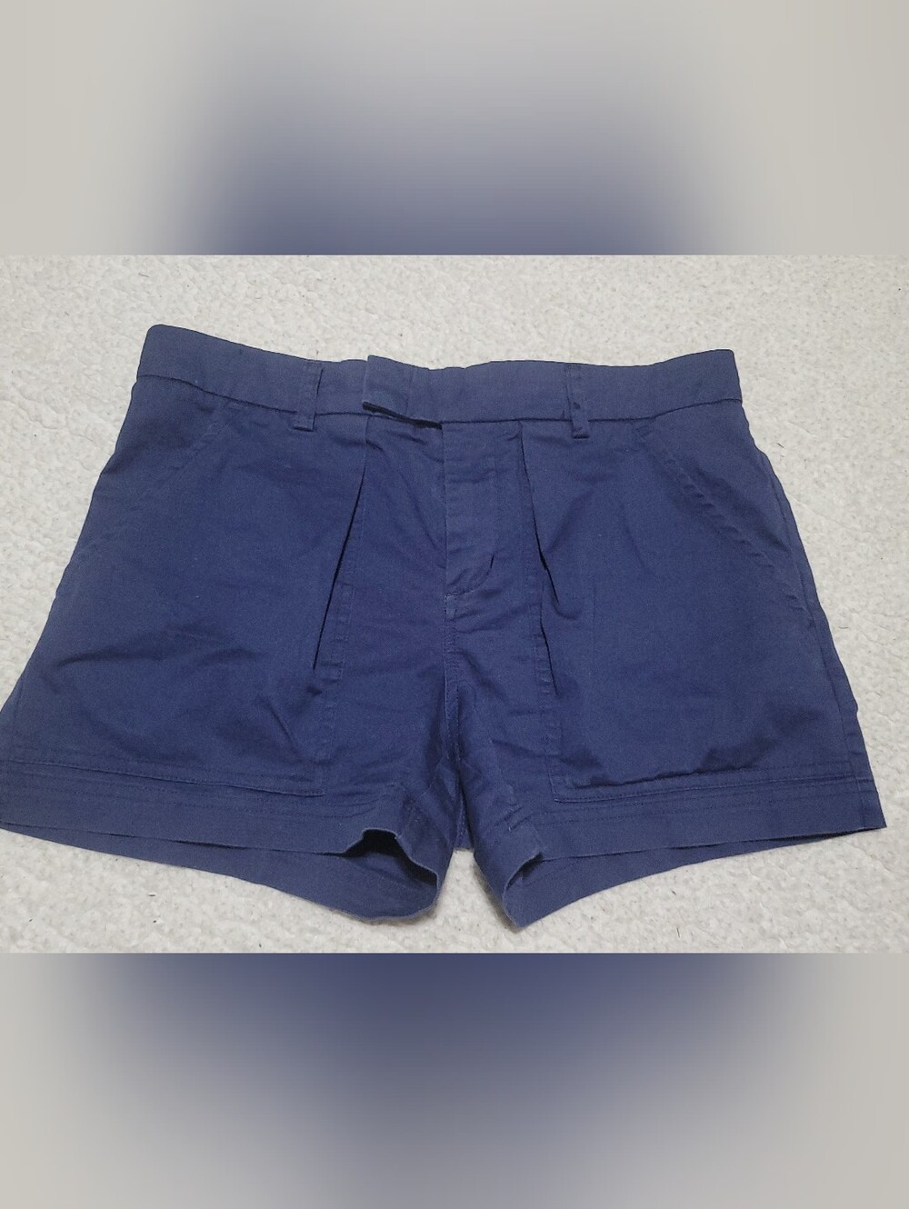 Vince Navy Blue Women's Cargo Shorts